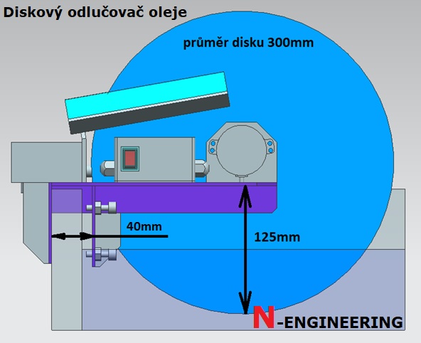 diskovy odlucovac oleje z emulze rozmery